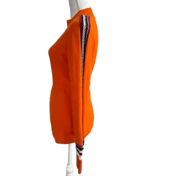 AmelieBoutik Comfy Orange Top with Sleeves Design - Women - XL - Picture 2 of 16